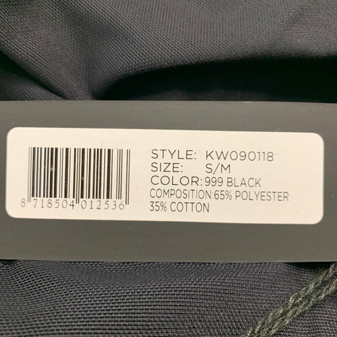 KARL LAGERFELD Taille M Veste à capuche en coton polyester noir argenté