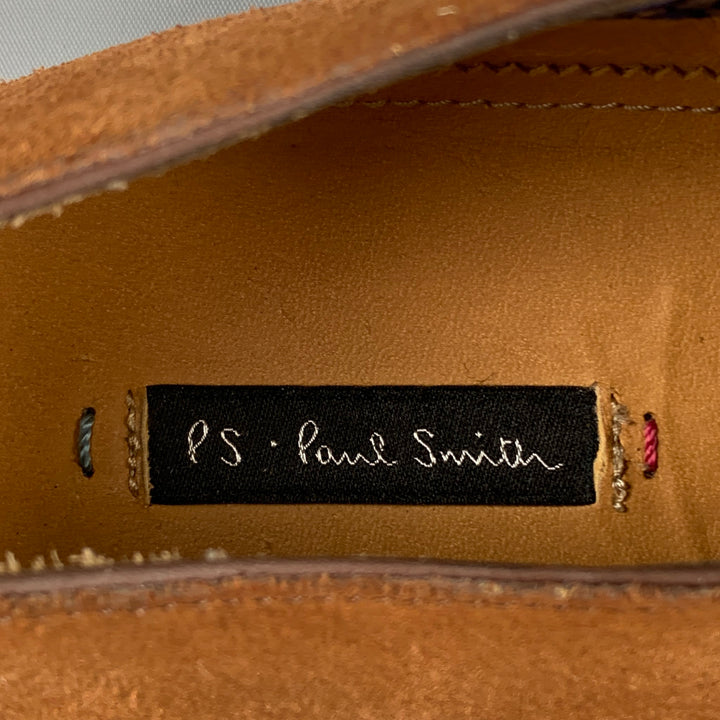 Zapatos con cordones y suela de goma de ante color canela de PS by PAUL SMITH Talla 8