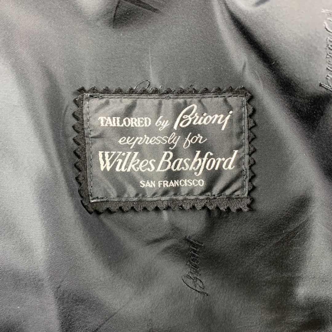 WILKES BASHFORD Taille 38 Veste zippée en cuir noir à matériaux mélangés