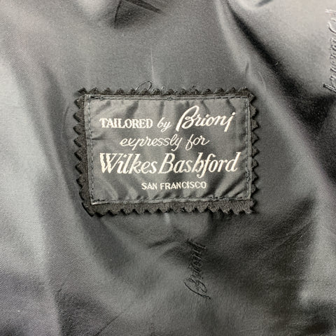 WILKES BASHFORD Size 38 Black Mixed Materials Leather Zip Up Jacket