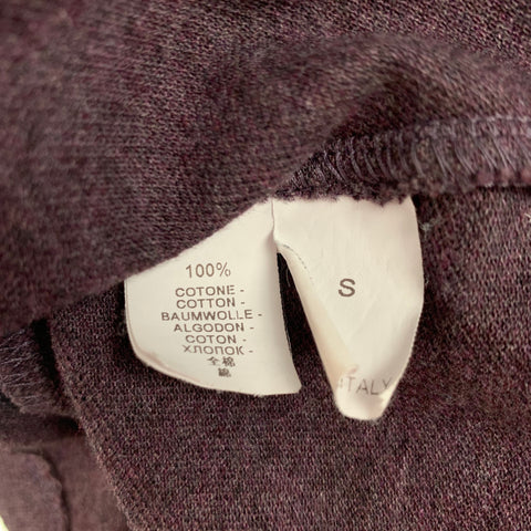 BRUNELLO CUCINELLI Size S Purple Blue Cotton Layered Vest