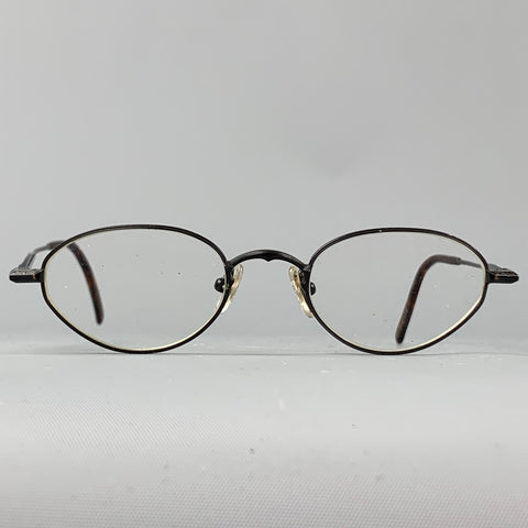 Vintage MATSUDA Black Metal Clip On Sunglasses