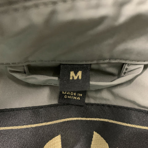 BELSTAFF Size M Gray Polyester Zip Jacket