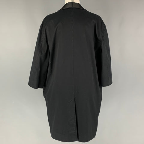 ACNE Size 6 Black Cotton Solid Oversized Jacket