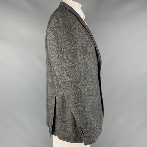 KENT and CURWEN Size 46 Grey Heather Wool Silk Cashmere Sport Coat