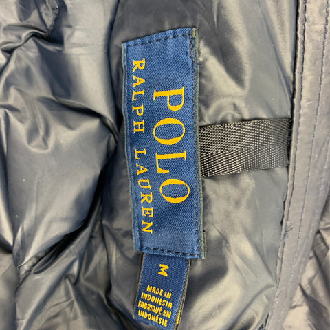 POLO by RALPH LAUREN Size M Navy Quilted Nylon Snaps Jacket