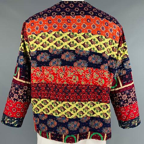 ENGINEERED GARMENTS Size L Multi-Color Mixed Patterns Cotton Jacket